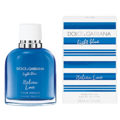 Dolce Gabbana Light Blue Italian Love Pour Homme EDT 3.3 oz bottle