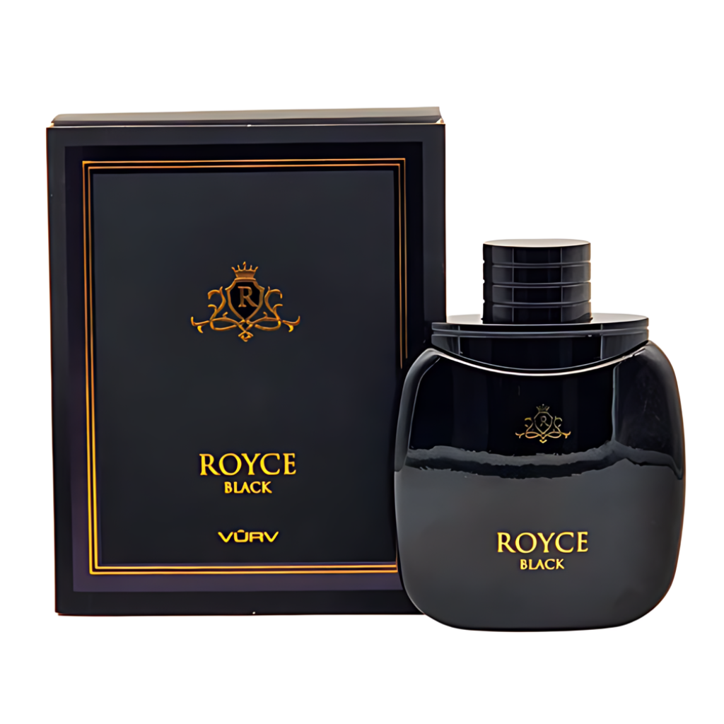 Lattafa Royce Black Vurv EDP 3.4 oz bottle