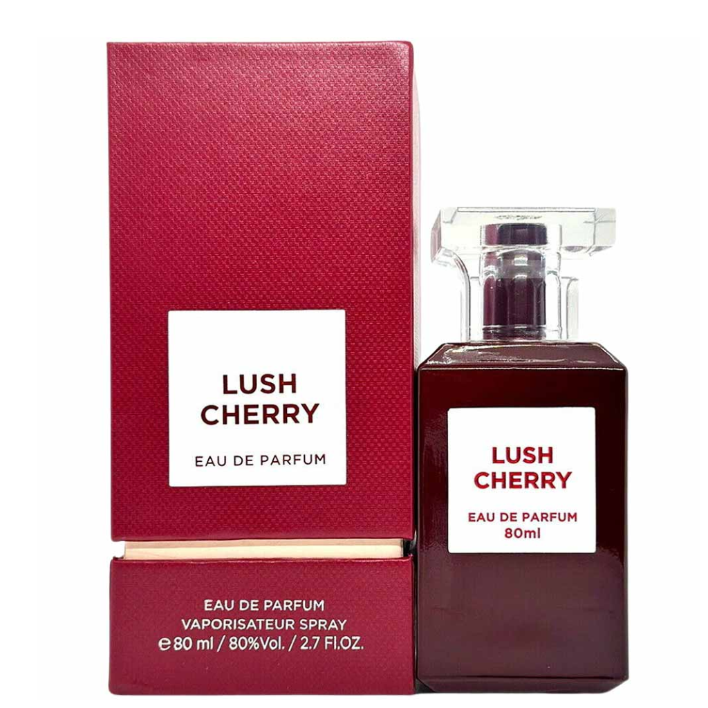 Fragrance World Lush Cherry EDP 2.7 oz bottle