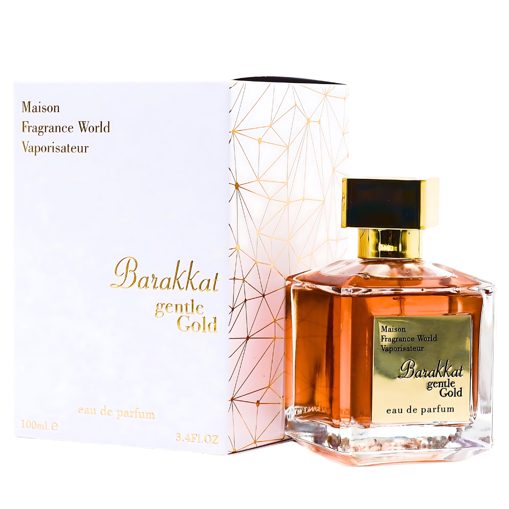 Fragrance World Maison Barakkat Gentle Gold EDP 3.4 oz bottle