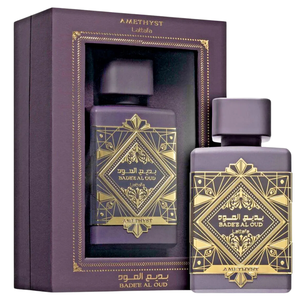 Lattafa Bade'e Al Oud Amethyst EDP 3.4 oz bottle
