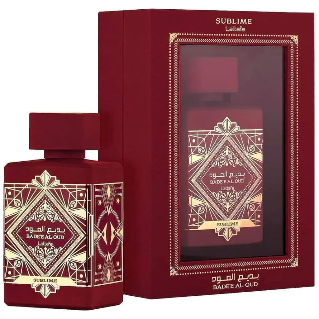 Lattafa Bade'e Al Oud Sublime EDP 3.4 oz bottle
