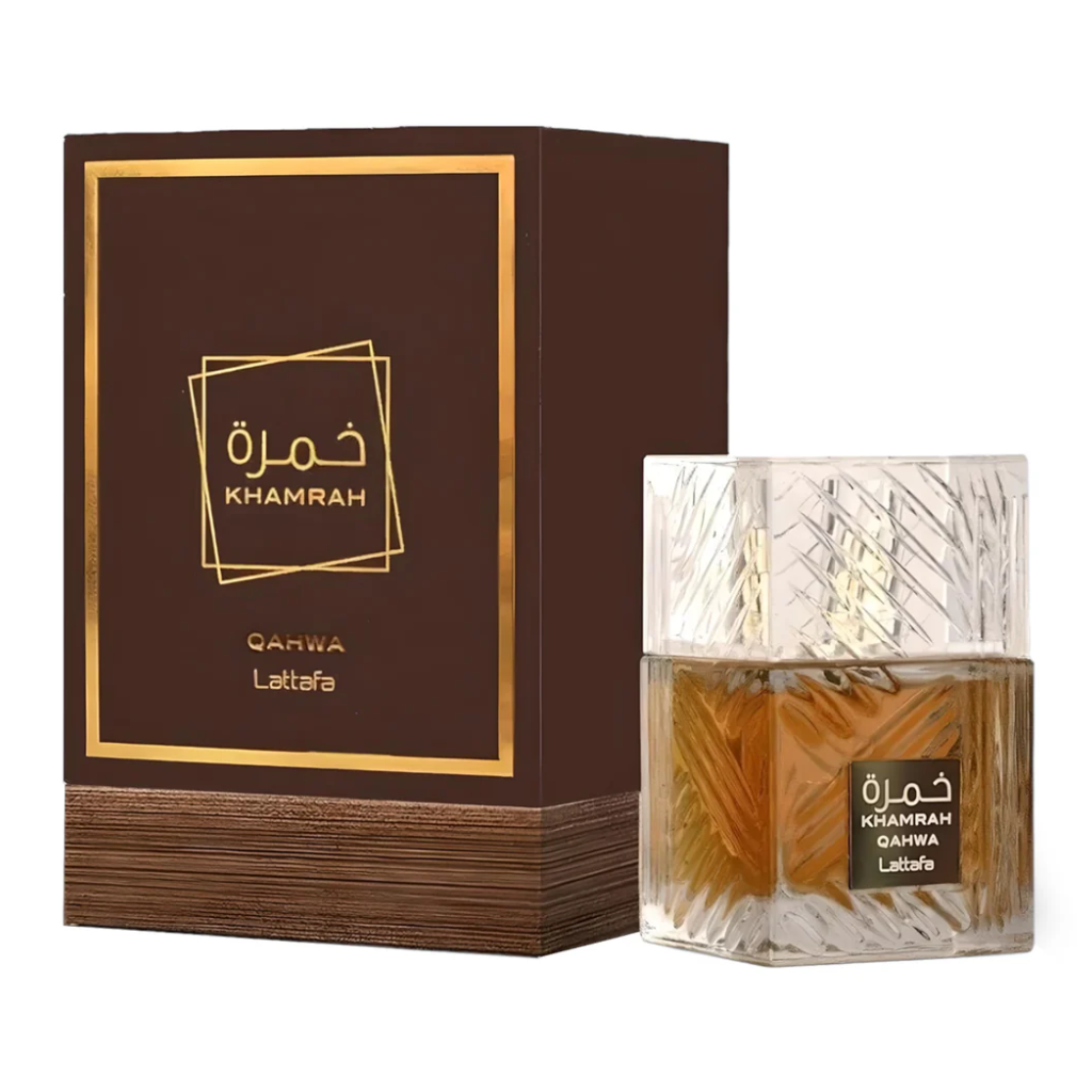 Lattafa Khamrah Qahwa EDP 3.4 oz bottle