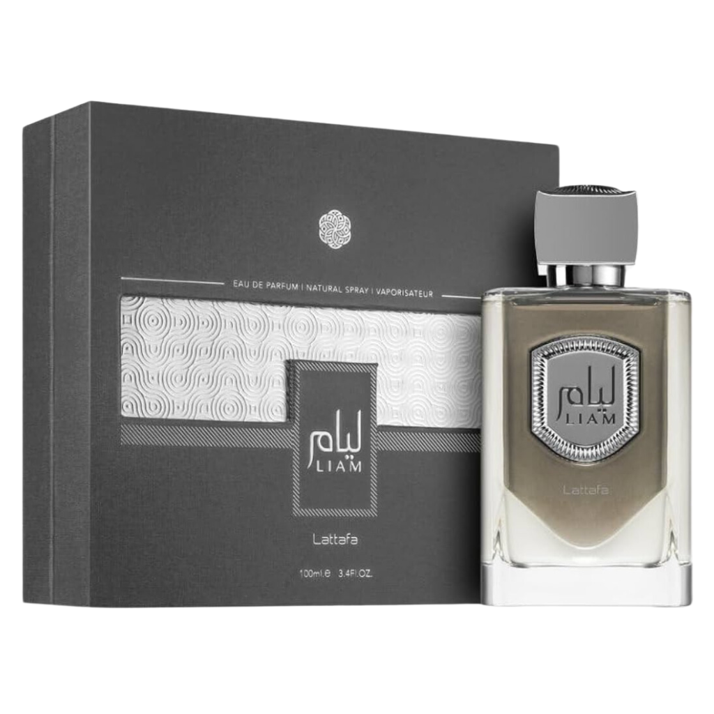 Lattafa Liam Grey EDP 3.4 oz bottle