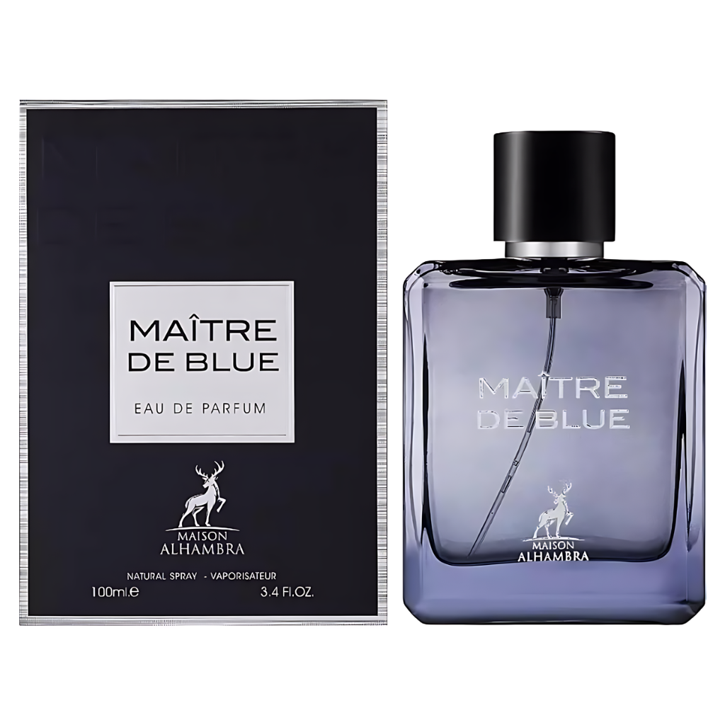 Lattafa Maison Alhambra Maitre De Blue 3.4 oz bottle