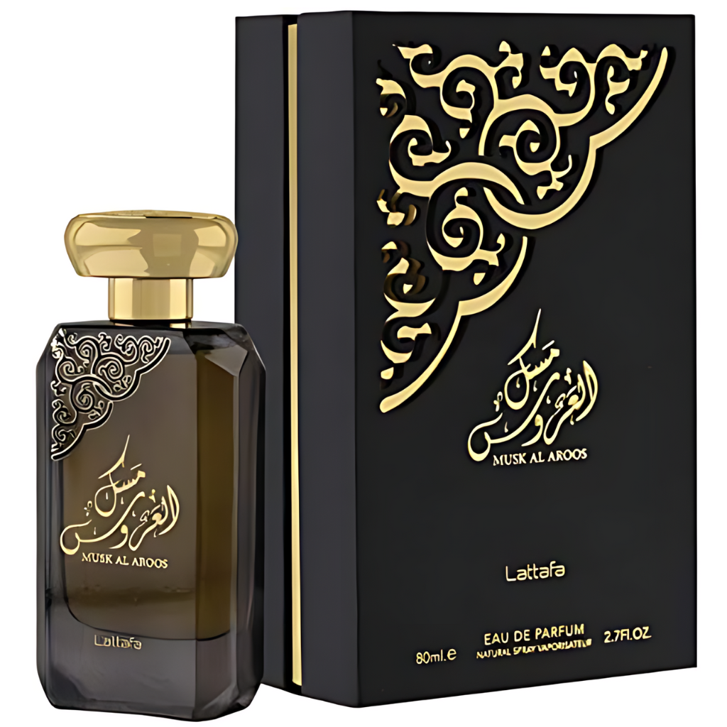 Lattafa Musk Al Aroos EDP 2.7 oz bottle