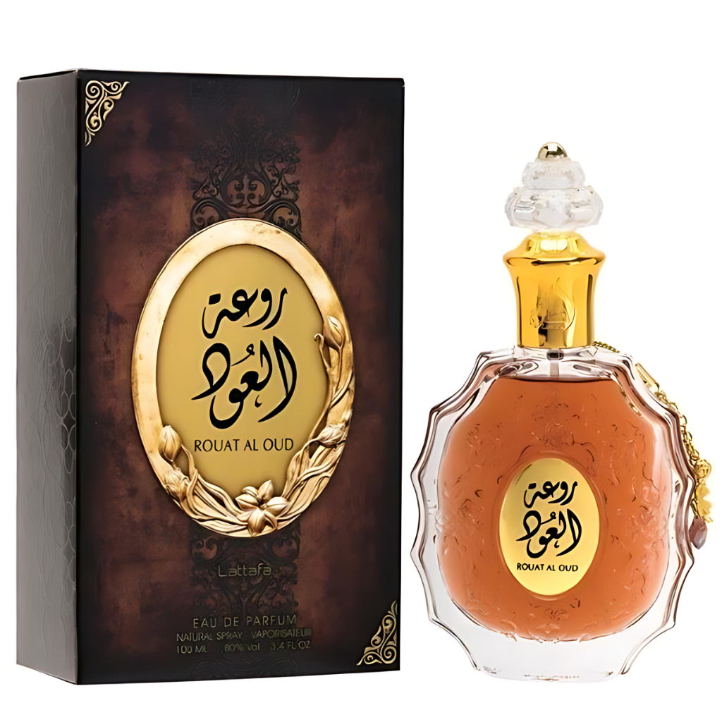 Lattafa Rouat Al Oud EDP 3.4 oz bottle