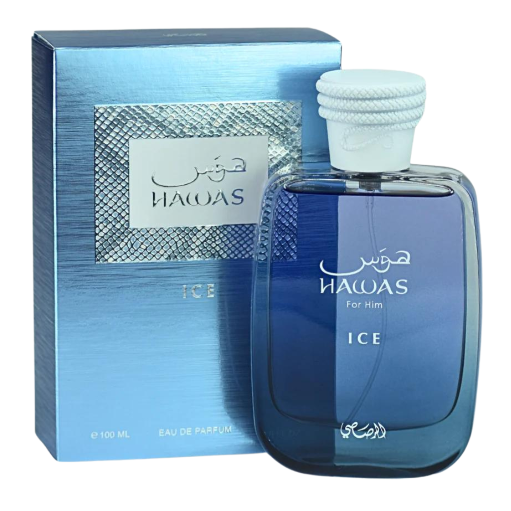 Rasasi Hawas Ice EDP 3.38 oz bottle